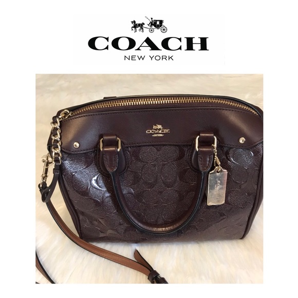 Coach Handbags - 👜Coach Mini Bennet Satchel in Signature Leather✨